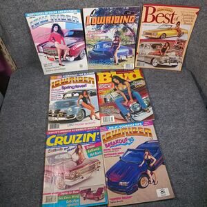 Lowrider Magazine Lot 7 Issues 1990s Blvd Cruizin Street Lowriding Cars VTG 90s